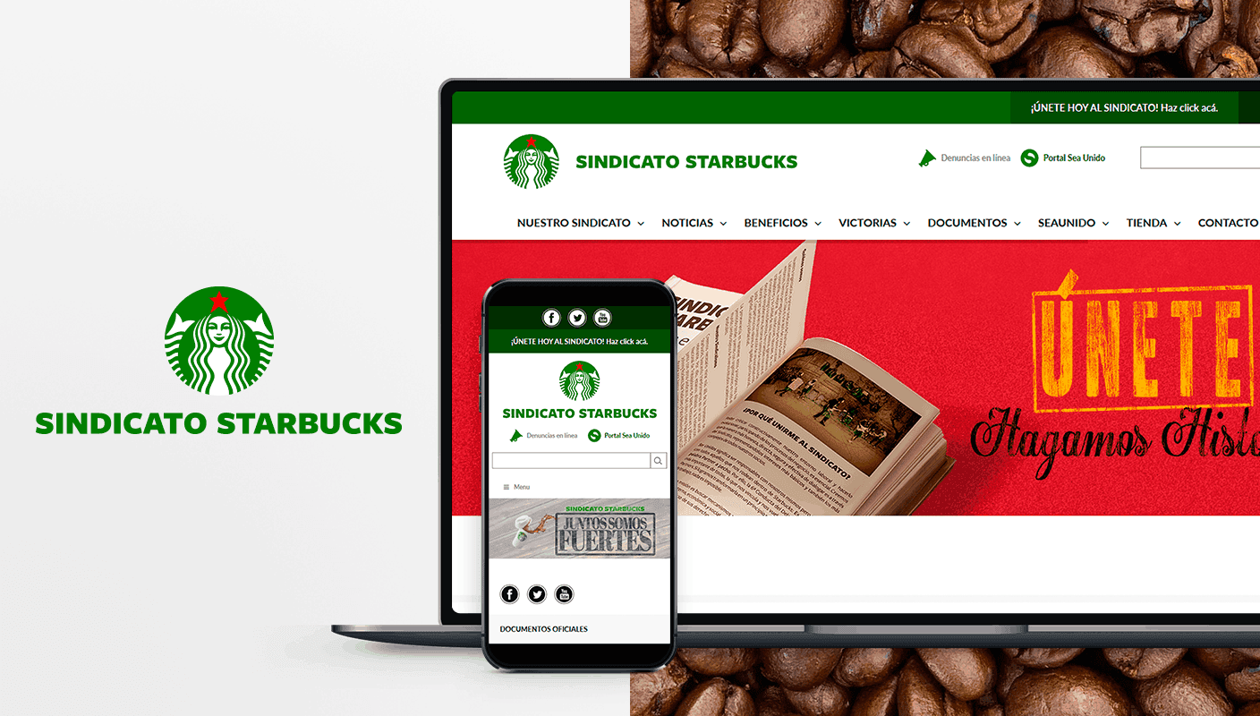 pagina web sindicato starbucks